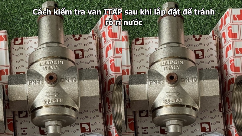 Van ITAP dùng cho đường ống cấp nước sân thượng cần chọn gì?