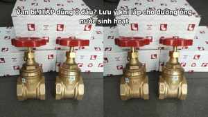 Van bi ITAP dùng ở đâu? Lưu ý khi lắp cho đường ống nước sinh hoạt